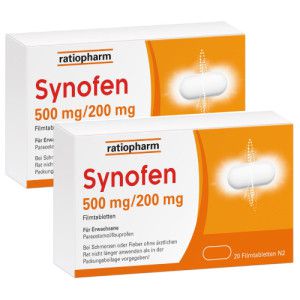 SYNOFEN 500 mg/200 mg Filmtabletten 2 x 20 St.