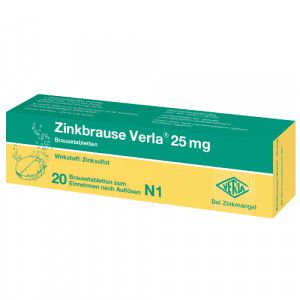 ZINKBRAUSE Verla 25 mg Brausetabletten
