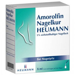 Amorolfin Nagelkur HEUMANN 5% wirkstoffhaltiger Nagellack
