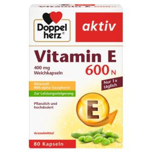 DOPPELHERZ Vitamin E 600 N Weichkapseln