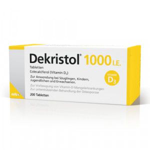 DEKRISTOL 1.000 I.E. Tabletten