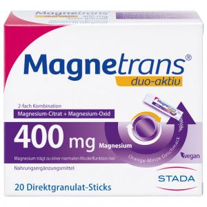MAGNETRANS duo-aktiv 400 mg Sticks