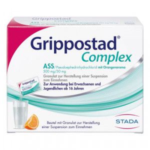 GRIPPOSTAD Complex ASS/Pseudoephedrin 500 mg/30 mg