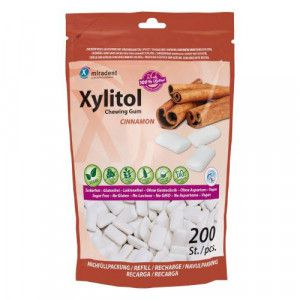 MIRADENT Xylitol Chewing Gum Zimt Refill